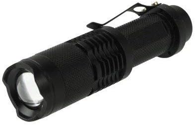 LEDKIA Black Cree High-Performance Mini LED Flashlight [Energy Class A]