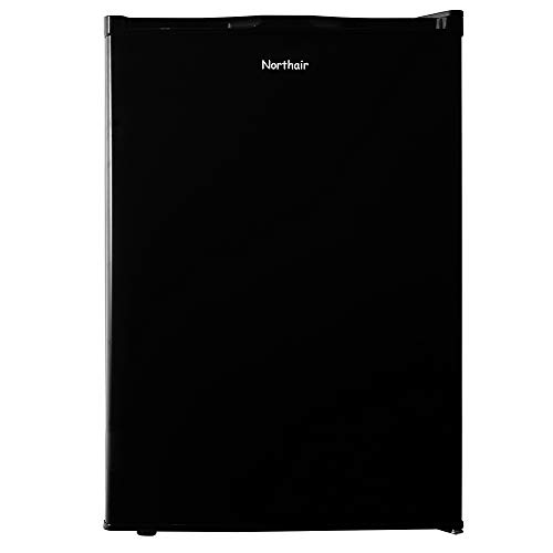 Northair Upright Freezer with 2.1 Cubic Feet Capacity, Compact Reversible Single Door Table Top Mini Freezers for Ice Cream/Breast Milk/Sea Food, Removable Shelf, Adjustable Thermostat