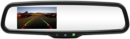 Rostra 250-8240 4.3" LCD Rearview Mirror with Two Video inputs & Quick-Touch