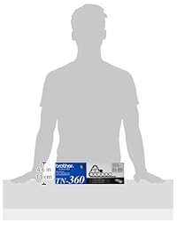 Brother TN360 High Yield Toner Cartridge, color negro