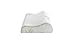 Alveo Bamboo Memory Foam Cervical Contour Pillow with a Removable Soft Zip Cover