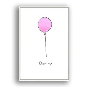 Framed Canvas Wall Art for Living Room, Bedroom Simple Words Canvas Prints for Modern Home Decoration Ready to Hang - 16"x24" inches