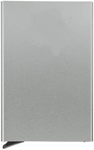 Minimalist Design Anti-Theft RFID Metal Card Wallet Case (Grey)
