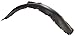 OE Replacement Volkswagen Front Passenger Side Fender Inner Panel (Partslink Number VW1249103)