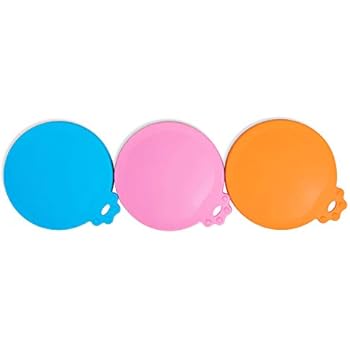 SACRONS-Can Covers/3 Pack/Universal Silicone Food Can Lid Cover for Pet Food/Fits Most Standard Size Dog and Cat Can Tops