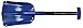 Lifeline Aluminum Sport Utility Shovel, 3 Piece Collapsible Design, Perfect Snow Shovel for Car, Camping and Other Outdoor Activities, Blue