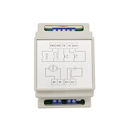 PGFUN 636V DC Motor Forward and Reverse Relay Module with Din 35Rail