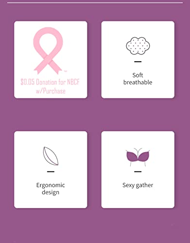 VFanxi Push Up Sticky Adhesive Bra Pasties Nipple Covers Invisible Backless Strapless Bra for Women, Beige, C