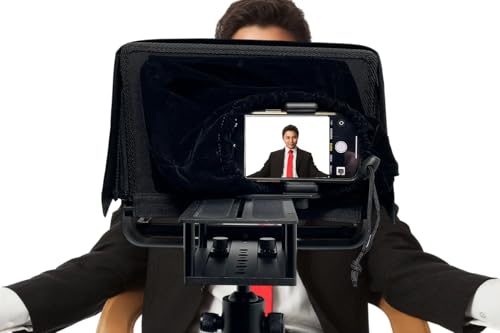 Glide Gear TMP 100 Teleprompter – DSLR, Tablet, Smartphone – 12