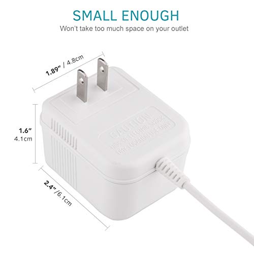 24V Transformer Power Supply, 18 AWG Plug-in C Wire Adapter for All Versions of Ring Doorbell and Thermostat for Nest, Sensi and Honeywell, 23ft Long Cable by BRILLIANCE4U - Thumbnail 4