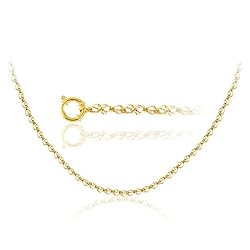 Studs Galore Singapore Chain in 18K Yellow Gold -18