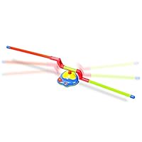 KidSource Musical Hop Skipper - Spinning Musical Toy for Active Indoor or Outdoor Jumping Play - 3 Speeds and Height Challenges for Ages 3 Years Old and Up