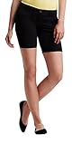Aeropostale Women's Solid Bermuda Uniform Shorts