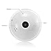 360° Panoramic View WiFi IP Bulb Camera with FishEye Lens 360 Degree 3D VR Panoramic View Home Security CCTV Camera Wirelss Security Camera (960P)