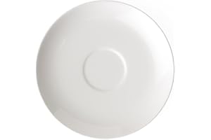 Villeroy & Boch - Rose Garden Breakfast Cup Saucer, 18 cm, Premium Porcelain, White Saucer