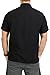 LA LEELA Men's Swim Camp Hawaiian Shirt Button Down Up Beach Wear XXL Black_W878