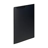 Lihit Lab F5903 Noir Clip File, A4, Black
