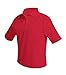 Premium Wear Men's Polo T-Shirts, High Moisture Wicking Dry Fit Performance Athletic Short-Sleeved Polo T-Shirts with Collar for Golf, Tennis, Work, Daily, Casual Red