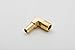 Boeray 5pcs 90 Degree Elbow Brass Hose Barb Fitting -1/4