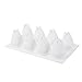 OUNONA 8 Lattices Pine Cone Shaped Silicone Mold Baking Tools for Cakes Mousse Ice Cream Chocolate