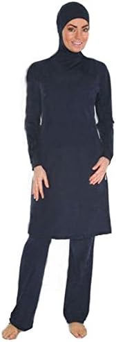 YONGSEN Full Coverage Muslim Swimwear Islamic Women Modest Hijab Plus Size Burkini Bathing Swimsuit