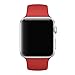 38mm Apple Watch Band Size M/L, Perman Sports Comfort Smooth Silicone Smart Watch Replacement Bracelet Strap Band Watchband Red