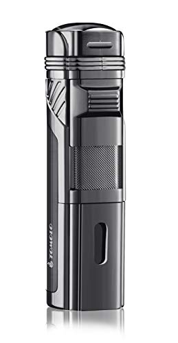 2 TOMOLO+Lighter+Quadruple+Refillable+Gunmetal