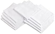 Dockers Men's 9 Piece Hankie Gift Set, White, One Size