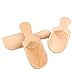 Mike Home Mini Wooden Candy Spoon Scoops for Party Barbecue,Wooden Salt Scoops 20 Pcs
