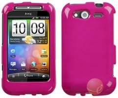 MYBAT Solid Hot Pink Phone Protector Faceplate Cover Compatible with HTC Wildfire S, Wildfire S