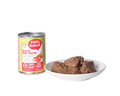 Party Animal Blazin' Beef Recipe Canned Dog Food 13 oz/12 case