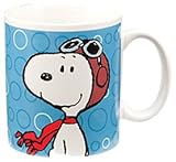 Vandor 85165 Peanuts Live it Up Ceramic Mug, Multicolored, 12-Ounce