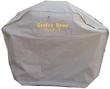 Grill Cover - garden home Up to 52" Wide, Water Resistant, Air Vents, Padded Handles, Elastic hem cord - Heavy Duty burner gas BBQ grill Cover