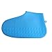 Best4UrLife Waterproof Shoe Covers,Reusable Silicone Rubber Shoe Protectors,Stretchable Covers for Shoes,Non Slip Rain Protector for Outdoor Indoor Walking (L, Blue)