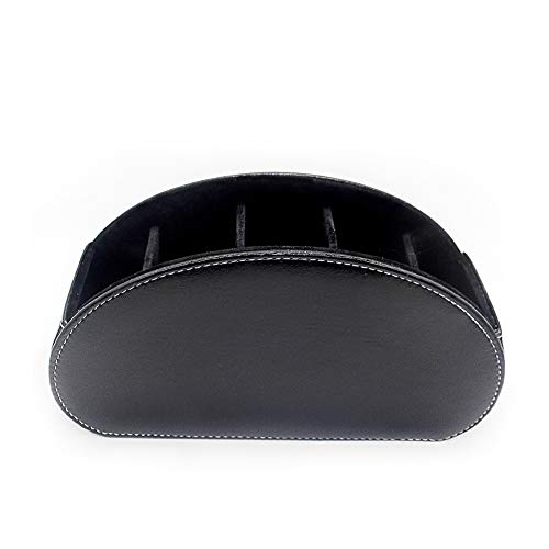 image for Fosinz Remote Control Holder Organizer Leather Spinning Control Storag