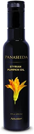 ACTIVATIONProducts, Perfect Press Styrian Pumpkin Oil – Powerful Antioxidant Pumpkin Seed Supplement – Organic, Vegan Liquid Pumpkin Seed Oil for Prostate, Bladder and Kidney Health, 250ml / 8 Fl.Oz.