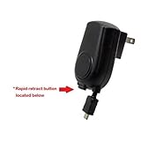 High Quality (Tangle Free) Retracting Home Wall Travel Charger Adapter for Bose intros AE2W