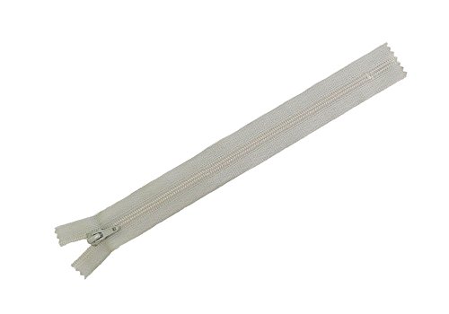 Y.K.K フラットニットファスナー 20cm 10本入 グレー FN20-576