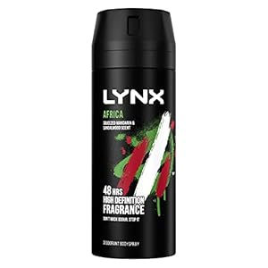 Lynx-Africa-Mens-Fragrance-Aluminium-Free-Masculine-Body-Spray-Deodorant-Fresh-And-Long-Lasting-Odour-Protection-150ml Lynx Africa the G.O.A.T. of fragrance 48 hours of odour-busting zinc tech Aerosol Bodyspray deodorant to finish your…