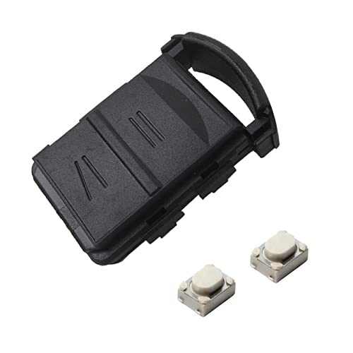 SALPIE Car Key Case Cover Key Shell - 2 Buttons - Compatible with Opel Corsa, Agila, Meriva, Combo, Vauxhall, Astra, Insignia