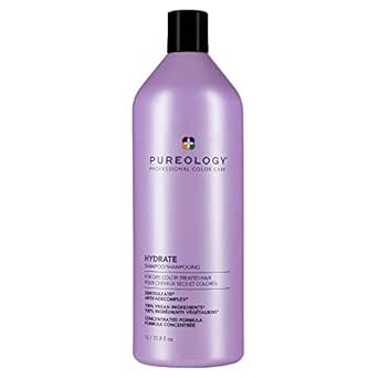 Pureology Hydrate Shampoo | For Dry, Color-Treated Hair | Hydrates &amp; Strengthens Hair | Sulfate-Free | Vegan