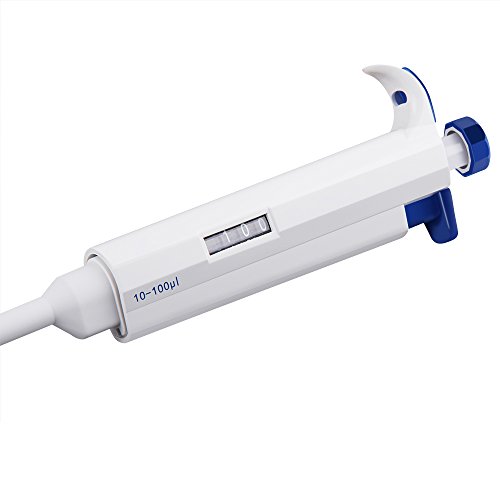 Four E's Scientific Single-Channel Pipettors Adjustable Variable Volume Micro Pipettes, 10-100uL