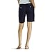 LEE Women's Relaxed Fit Diani Knit Waist Bermuda Short, Twilight Denim, 16