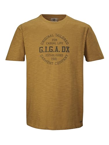 Hombre Camiseta GS 4 MN TSHRT Gots, karamell, S, 42647-000