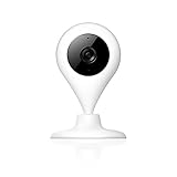 miSafes 720p Video Baby Monitor Wireless Smart Camera Indoor Pets Nanny Cam Two-Way Talk Audio Motion APP Remote View (White)