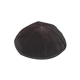 Black Velvet Kippah 21cm 8.26