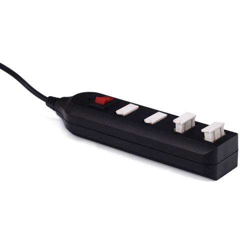 4 Port Power Strip USB Hub for Xbox 360/PS3 Black Xbox 360 Countdown