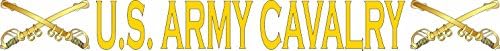 MAGNET US Army Cavalry Window Strip Magnetic Sticker (20 Inch)
