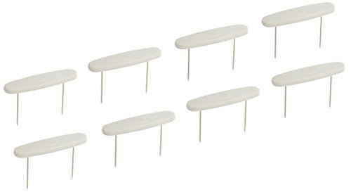 Clara Clark Vnd_US_8P-BS-PIN Bed Skirt Pins - Set of 8 Pins