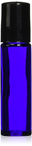 Pure Essential Oil Works Aromatherapy Rollerball Bottle, Cobalt Blue, 12 Count